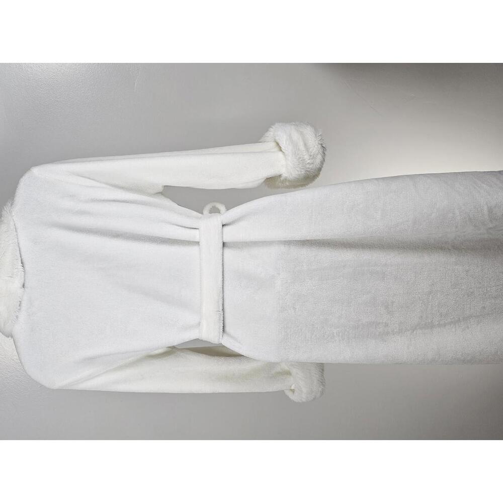 Rachel Zoe  Fur Trimmed Women's Robe EUC SZ S - Picture 4 of 11